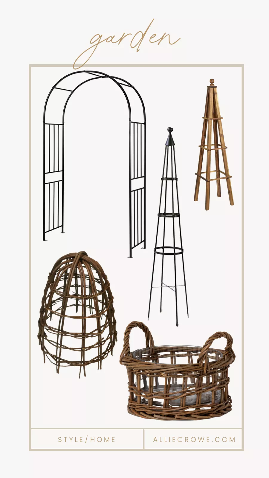 garden trellis and other necessities