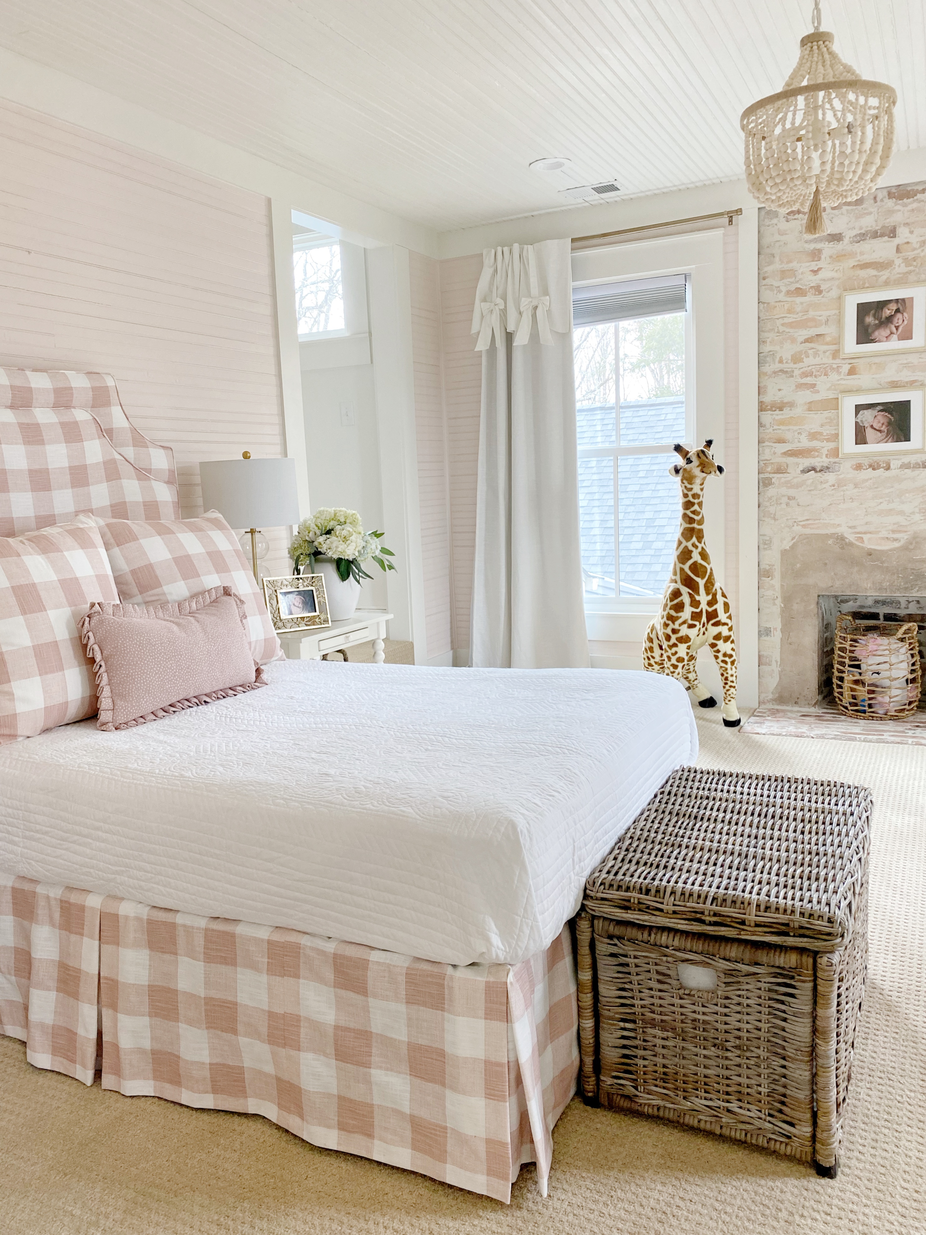 Little Girl Bedroom Design Classic Pink And White Allie Crowe