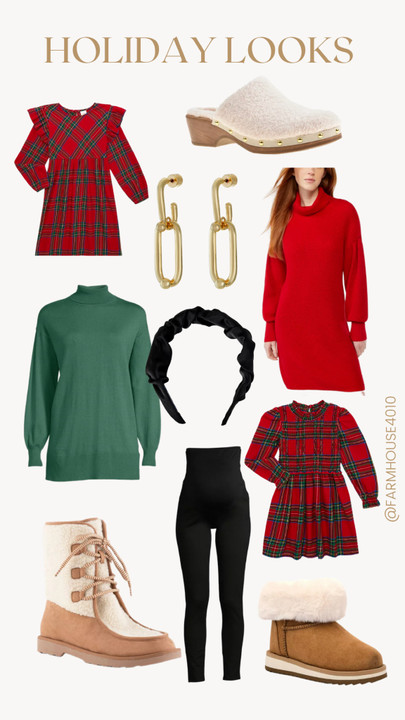 Christmas inspired outlet outfits