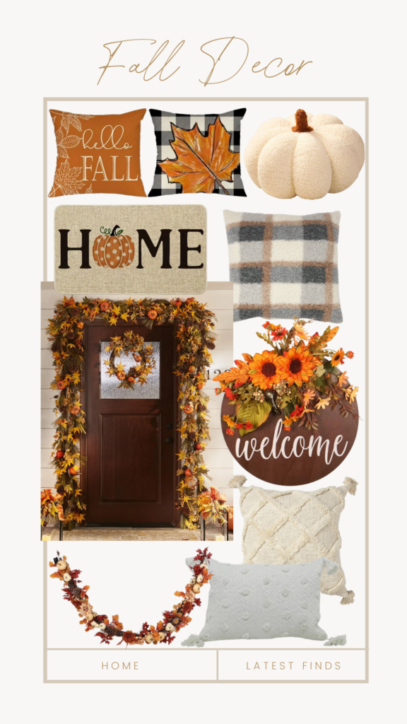 fall front porch decor